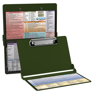 WhiteCoat Clipboard® - Army Green Occupational Therapy Edition